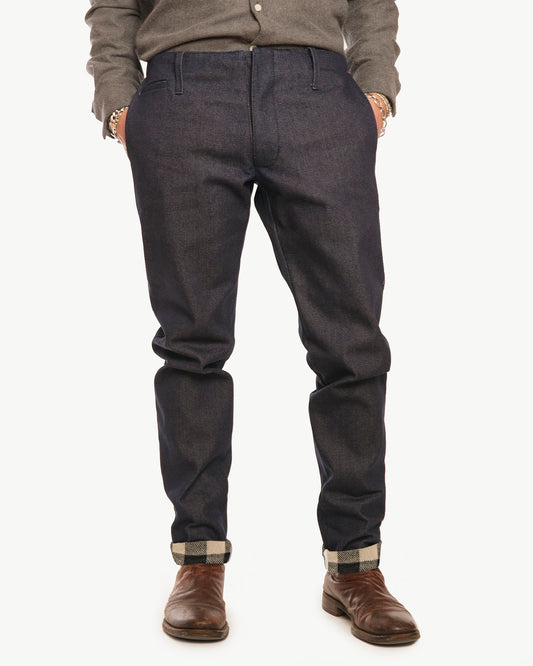 Made in Canada, Lined Field Pants by 18 Waits— a Sustainable Men's clothing brand offering Vintage Inspired menswear and Rock and Roll Fashion. A refined Imogene and Willie alternative for those who value quality and character.