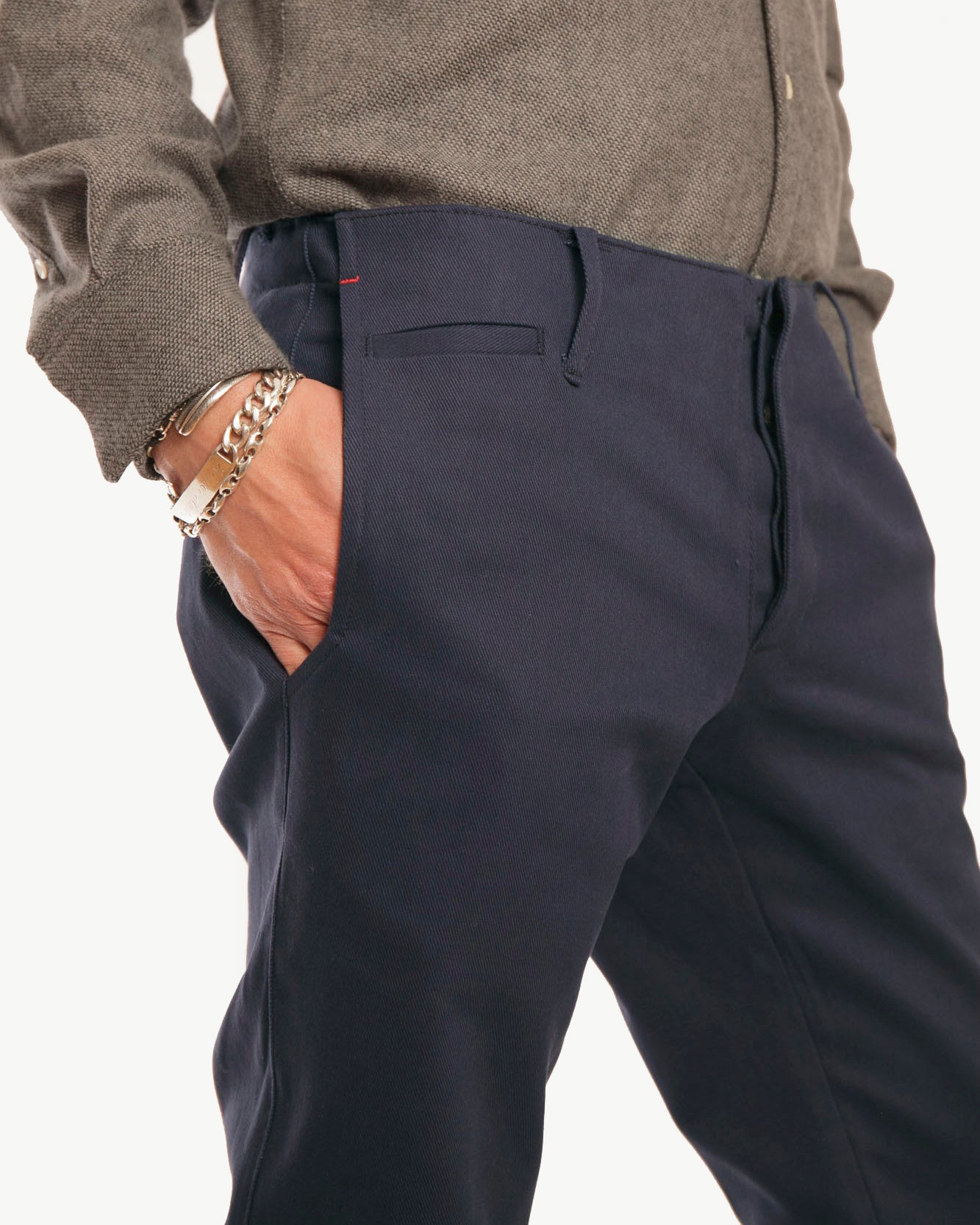 Signature Trouser | Navy Bull Denim