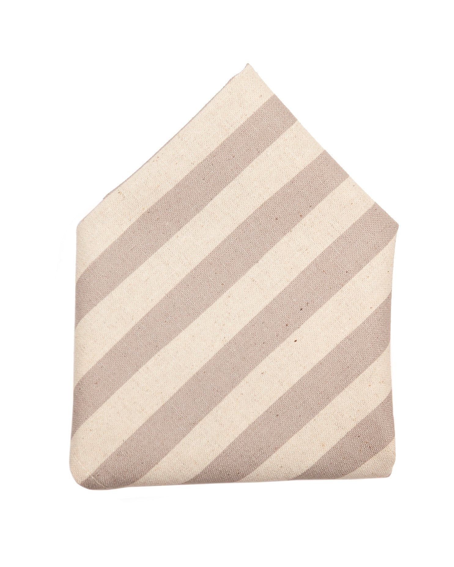 Pocket Square | Tipsy Sailor Stripes (Grey)
