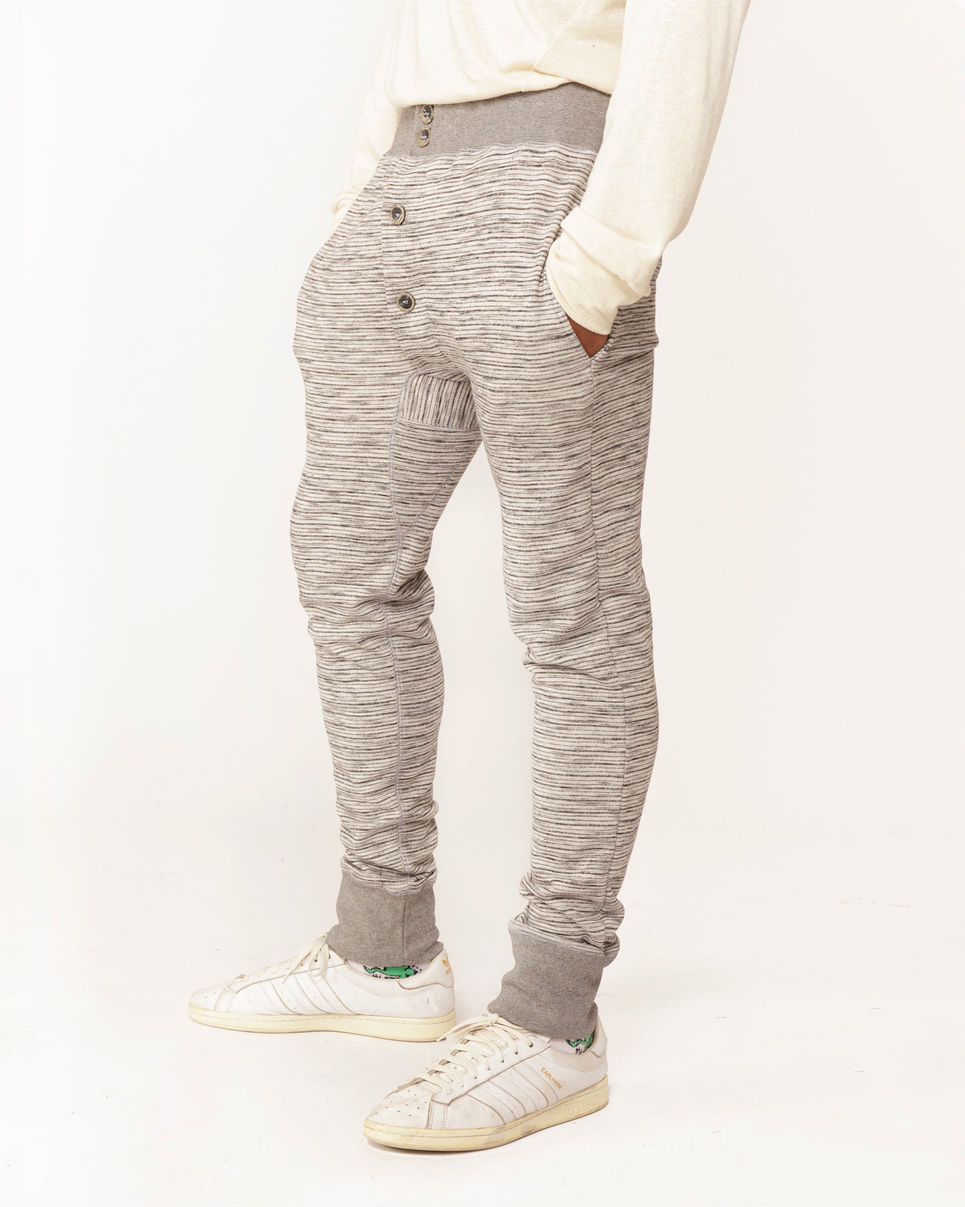 Made in Canada short AF Lounge Pant  from 18 Waits — a Sustainable Men's clothing brand offering Vintage Inspired menswear and Rock and Roll Fashion.