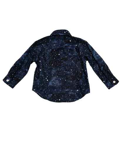 Made in Canada, Kids long sleeve button up shirt from 18 Waits — a Sustainable Men's clothing brand offering Vintage Inspired menswear and Rock and Roll Fashion. A refined Imogene and Willie alternative for those who value quality and character.