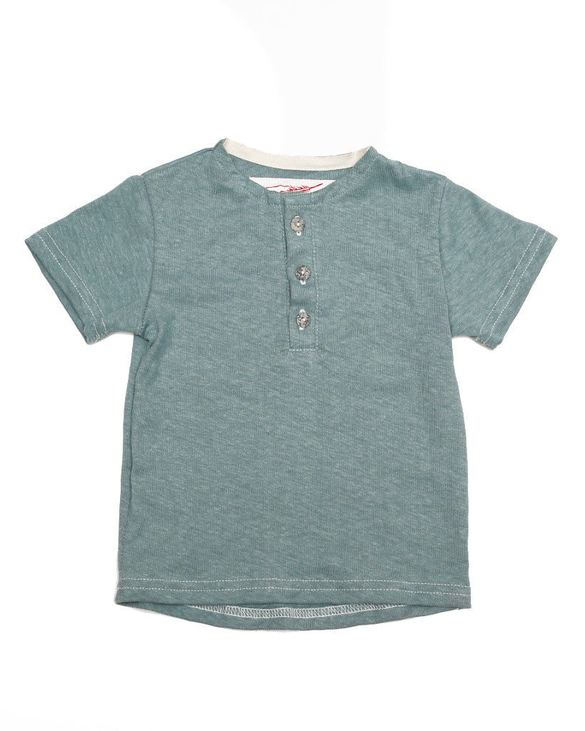 Summer Henley | Sky Hemp