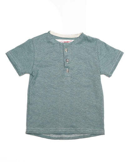 Summer Henley | Sky Hemp