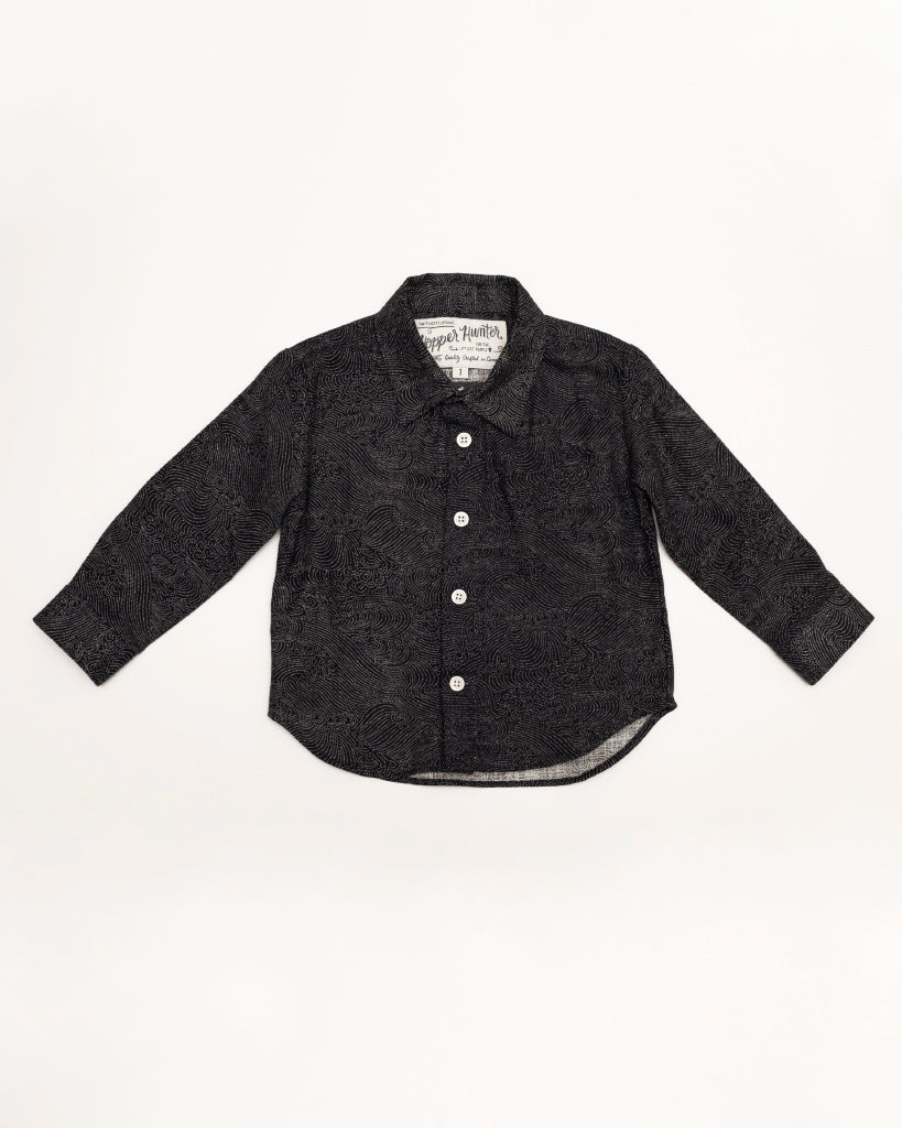 Made in Canada, Kids long sleeve shirt from 18 Waits — a Sustainable Men's clothing brand offering Vintage Inspired menswear and Rock and Roll Fashion. A refined Imogene and Willie alternative for those who value quality and character.
