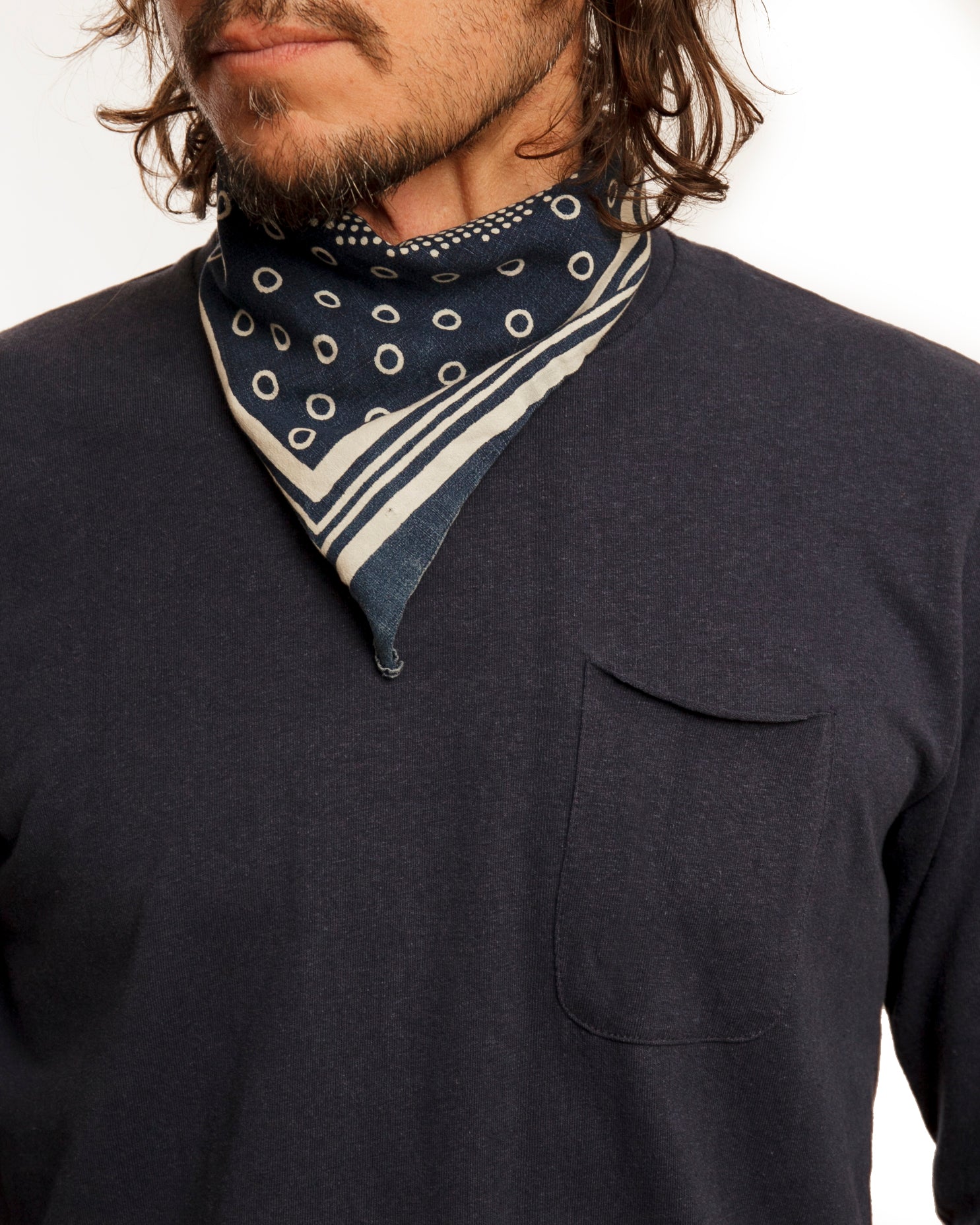 Made in Canada, Long Sleeve Pocket Tee from 18 Waits — a Sustainable Men's clothing brand offering Vintage Inspired menswear and Rock and Roll Fashion. A refined Imogene and Willie alternative for those who value quality and character.