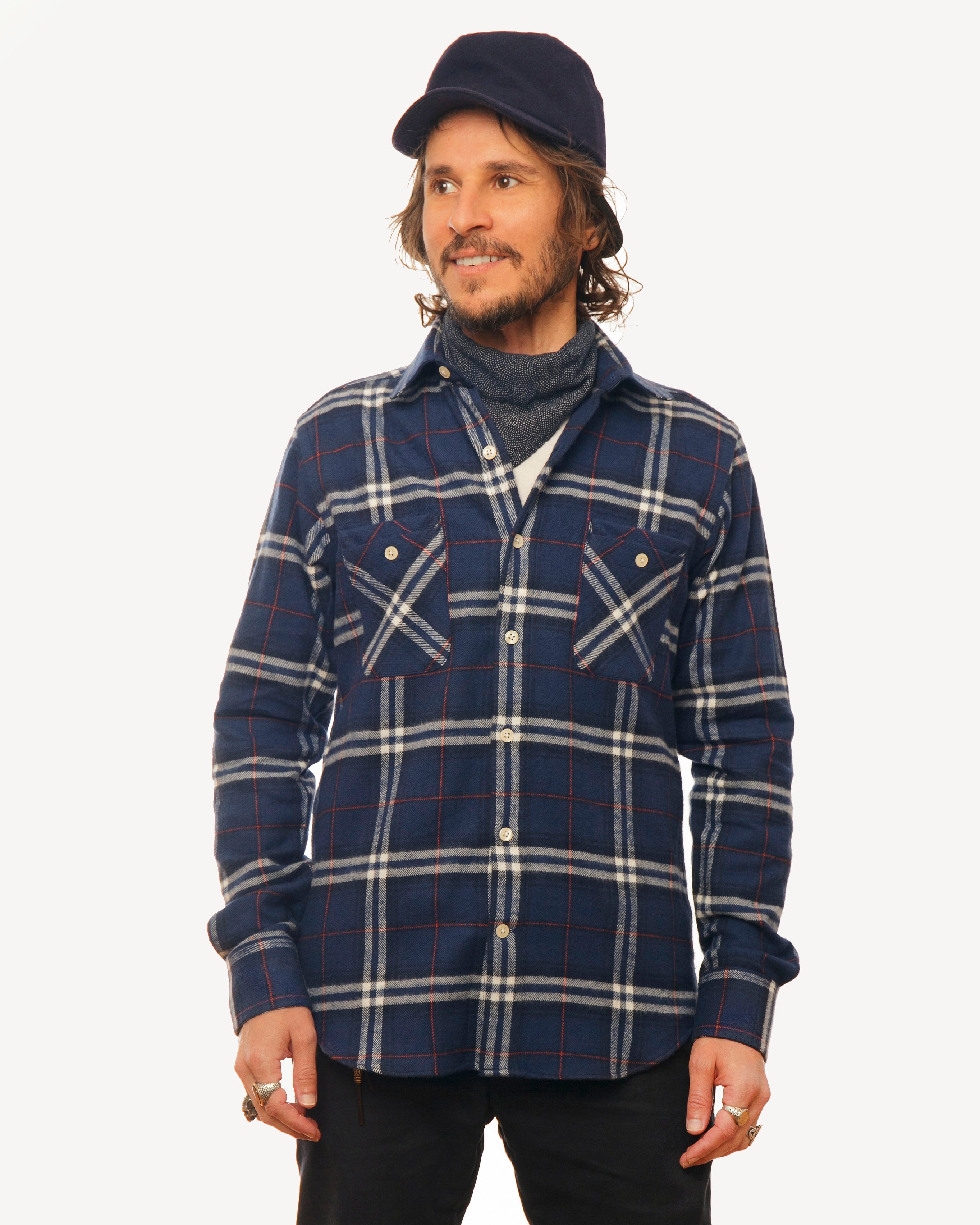 Woodsman Shirt | Blue Tahoe Flannel