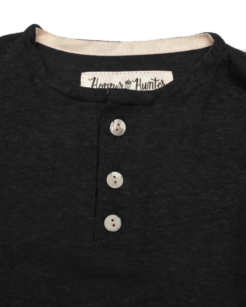 Henley | Black Hemp