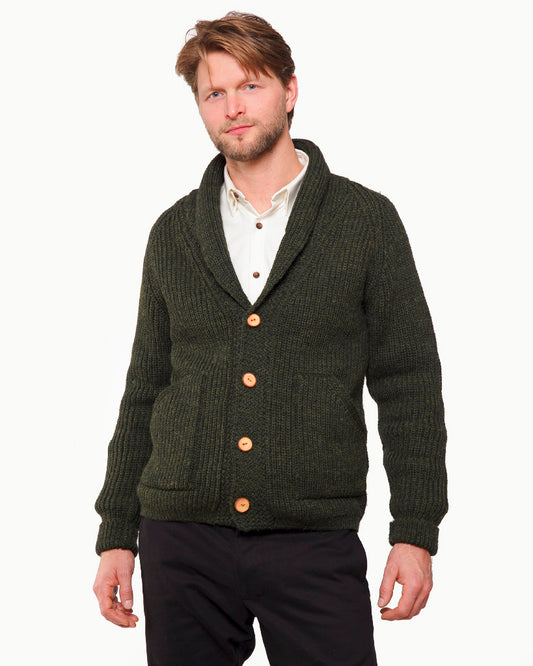 Made in Canada Knit Cardigan from 18 Waits — a Sustainable Men's clothing brand offering Vintage Inspired menswear and Rock and Roll Fashion.