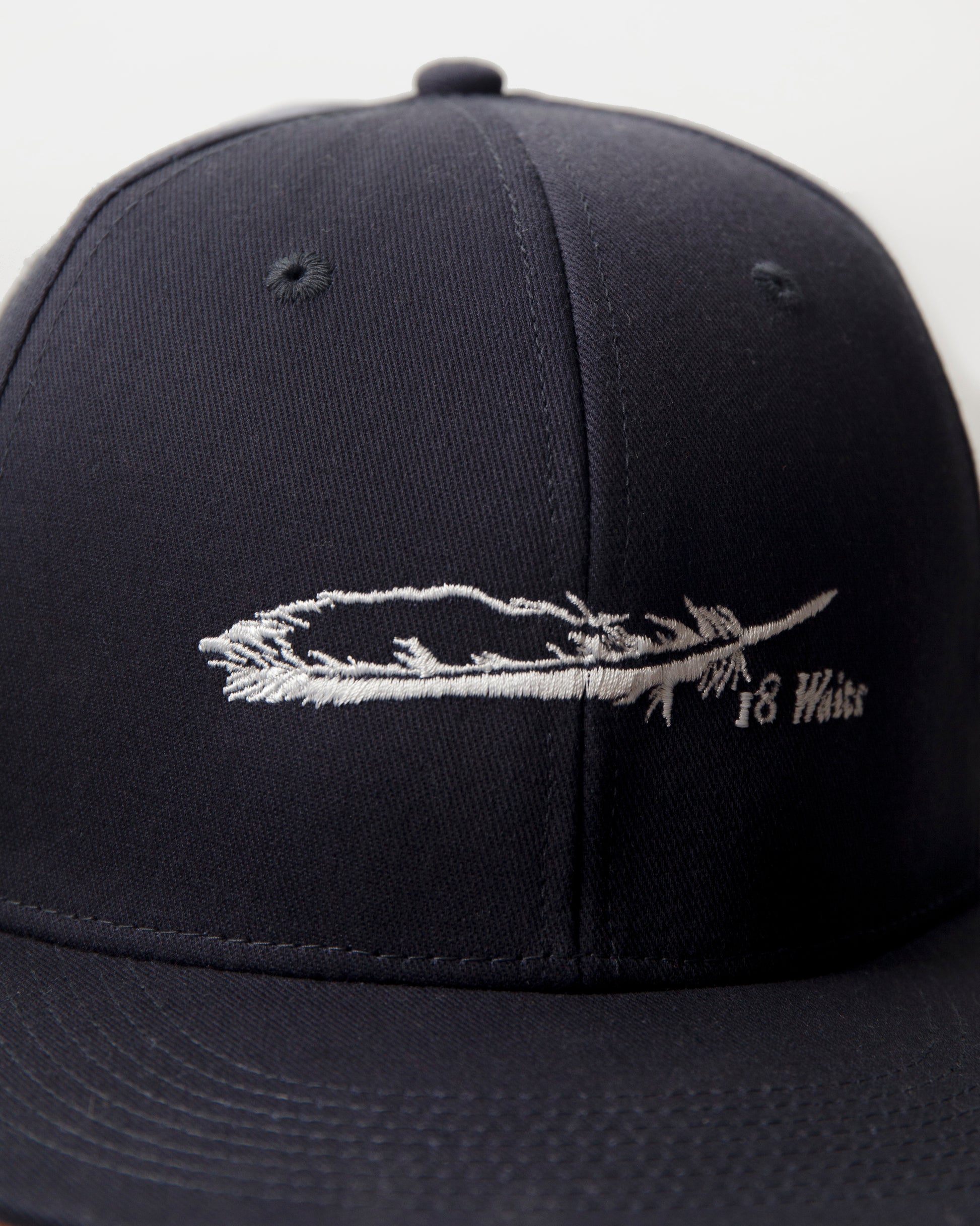 Made in Canada Flat Bill Snapback Cap from 18 Waits — a Sustainable Men's clothing brand offering Vintage Inspired menswear and Rock and Roll Fashion.