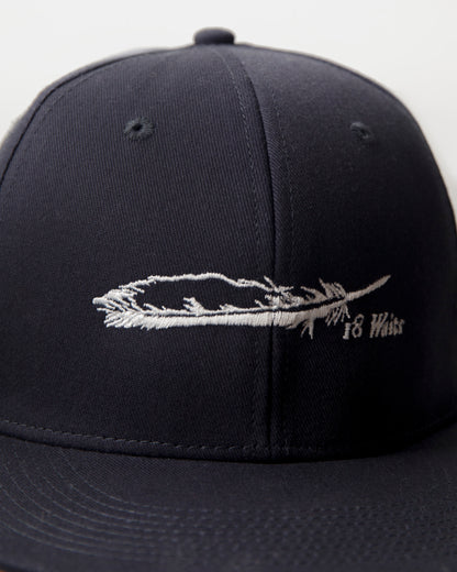 Made in Canada Flat Bill Snapback Cap from 18 Waits — a Sustainable Men's clothing brand offering Vintage Inspired menswear and Rock and Roll Fashion.