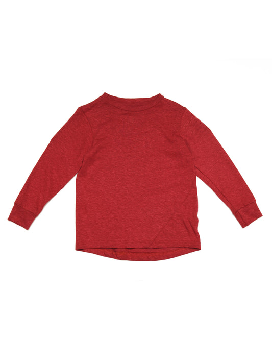 Skip Tee | Cardinal Hemp/Cotton