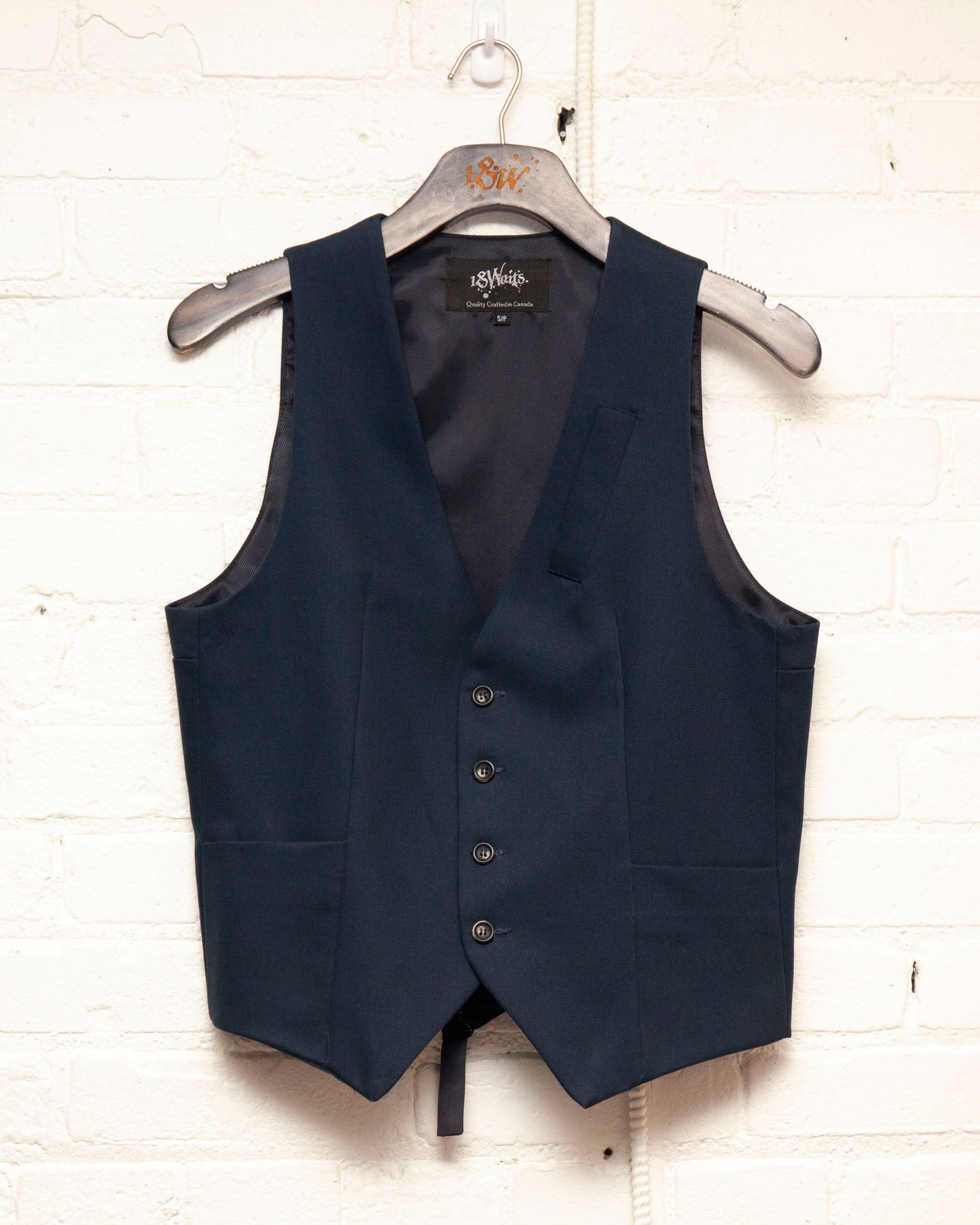 Vintage Vest | Soft Navy Twill