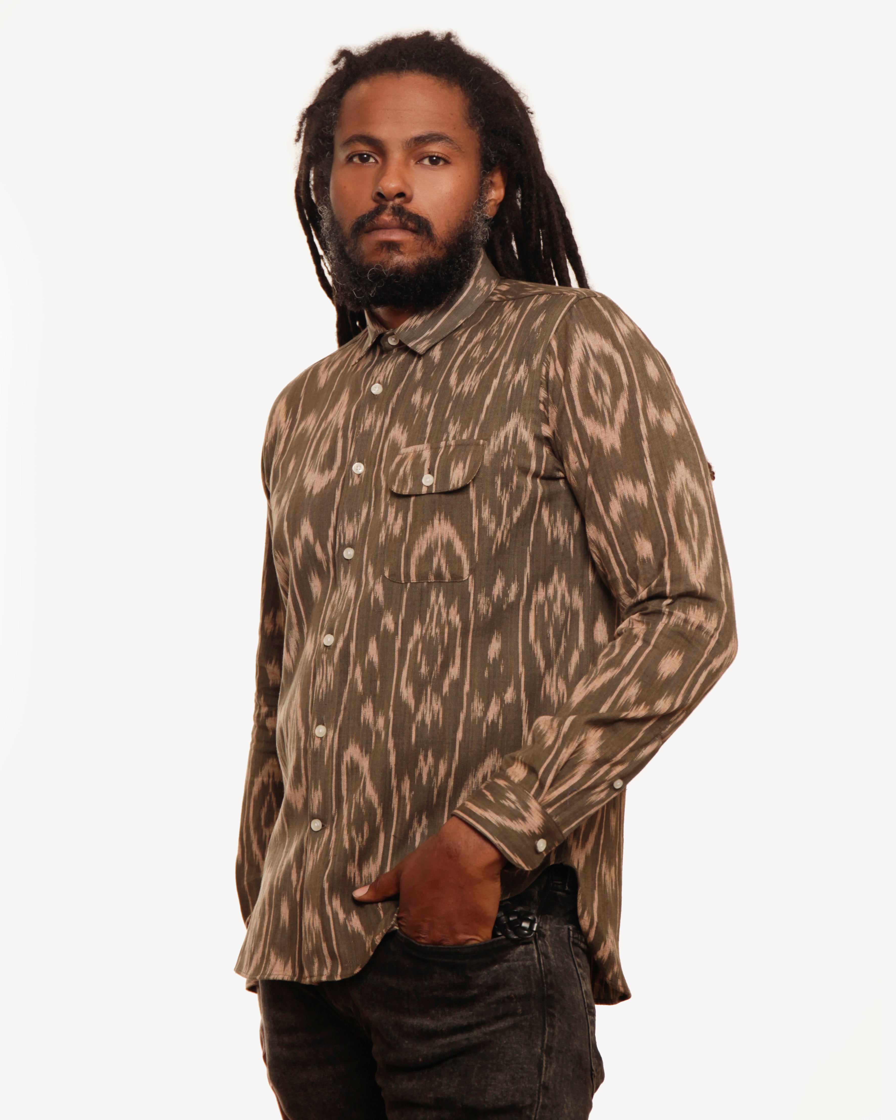 Long Sleeve Neuwirth Shirt | Khaki Mirage
