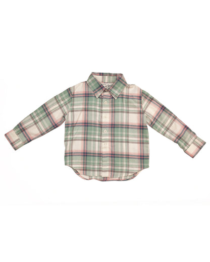 Made in Canada, Kids long sleeve button up shirt from 18 Waits — a Sustainable Men's clothing brand offering Vintage Inspired menswear and Rock and Roll Fashion. A refined Imogene and Willie alternative for those who value quality and character.