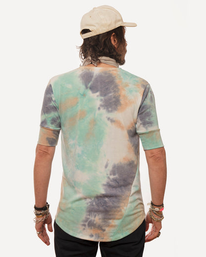 Hitchhiker Henley | Turquoise Tie Dye