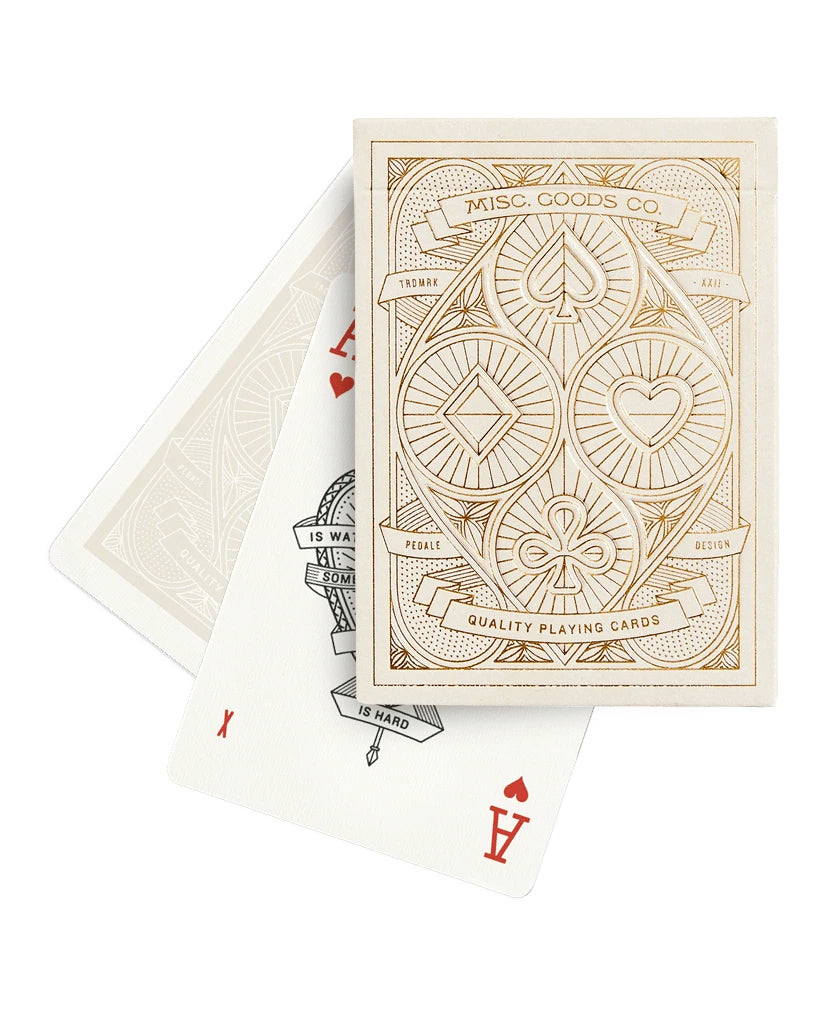 Made in Canada, Playing Cards from 18 Waits — a Sustainable Men's clothing brand offering Vintage Inspired menswear and Rock and Roll Fashion. A refined Imogene and Willie alternative for those who value quality and character.