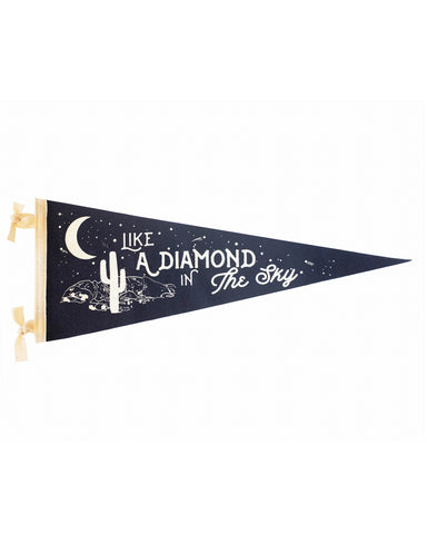 Moonlight Felt Pennant