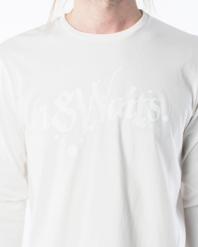 White Graphic T-shirt | 18 Waits | detail