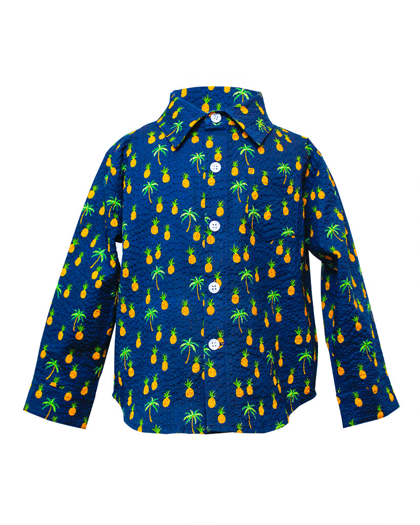 Made in Canada, Kids long sleeve shirt from 18 Waits — a Sustainable Men's clothing brand offering Vintage Inspired menswear and Rock and Roll Fashion. A refined Imogene and Willie alternative for those who value quality and character.