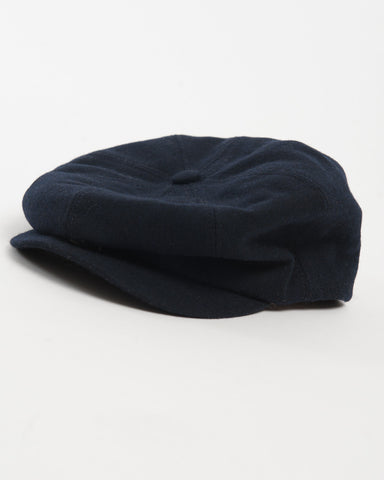 Navy Wool Hat - front