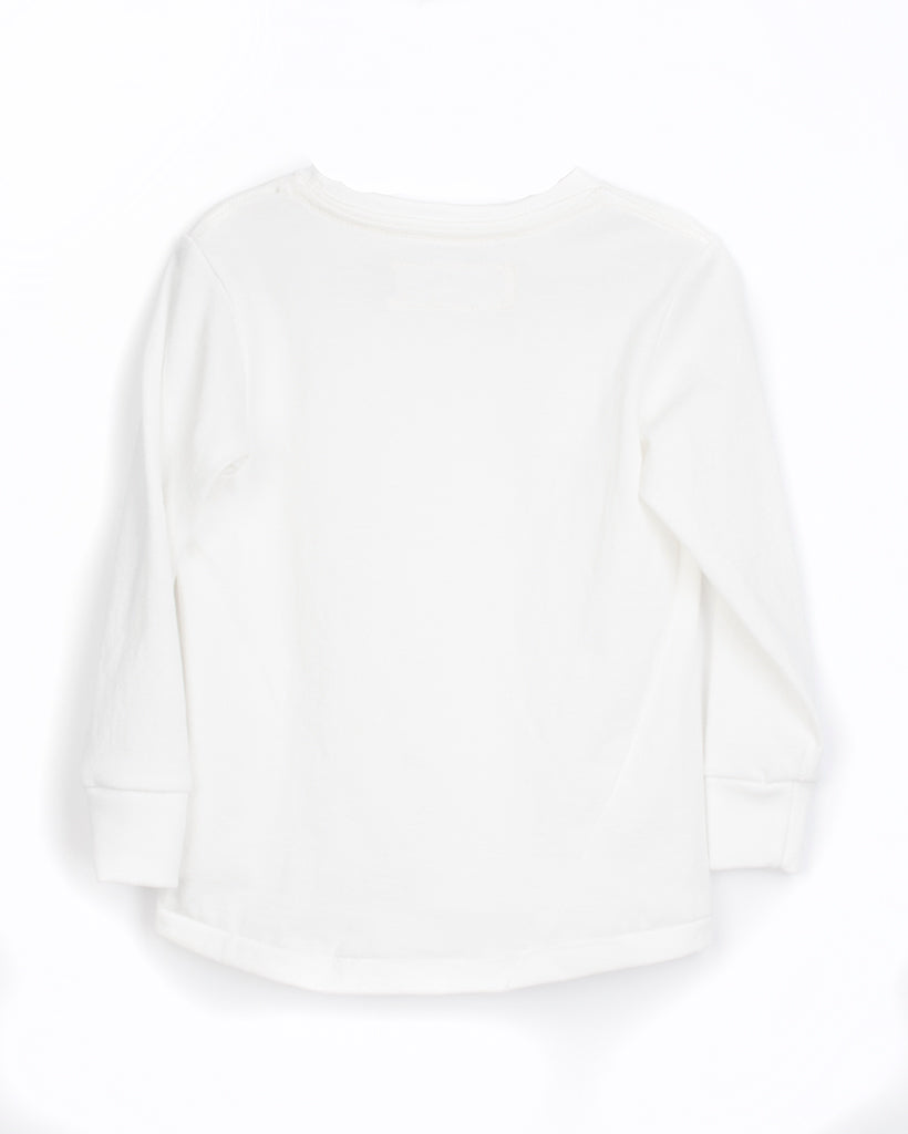 Kids White Button Up Shirt | Hopper Hunter | Back