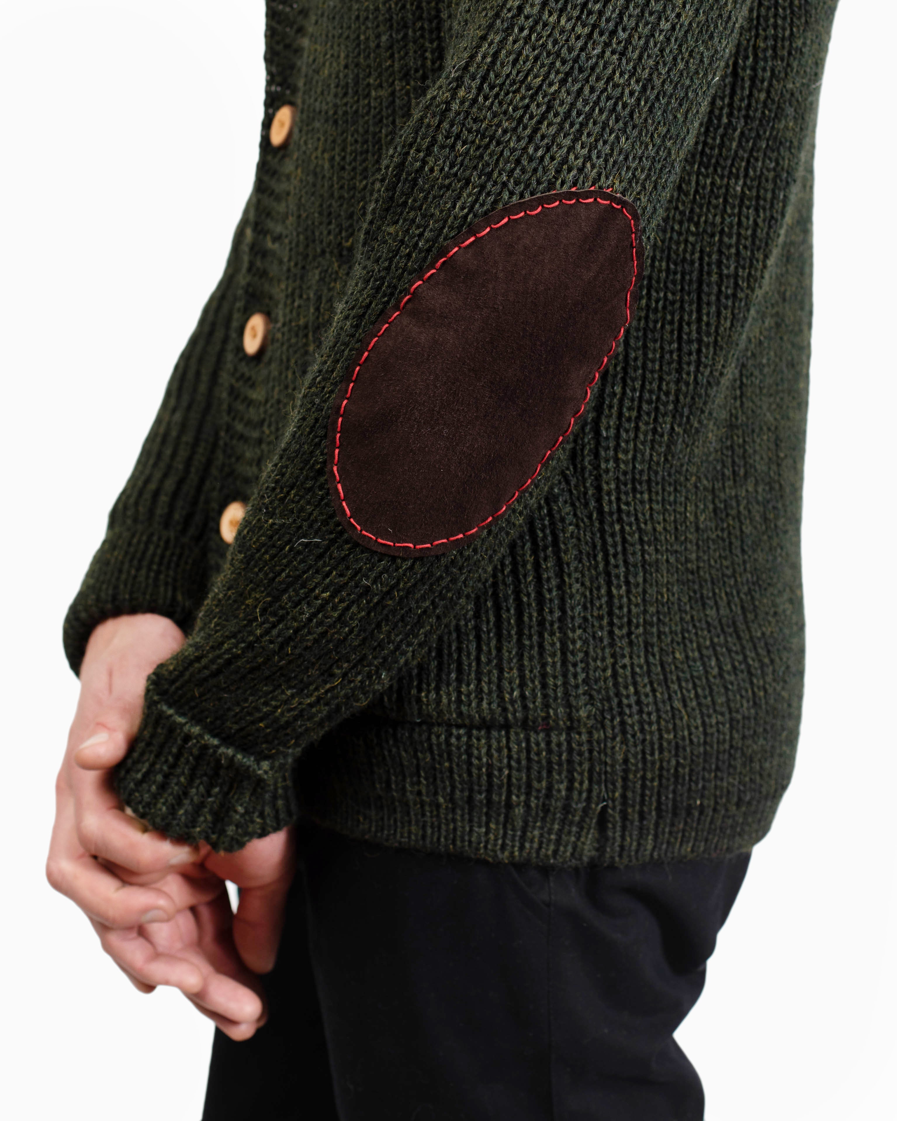 Knit Cardigan | Loden Wool