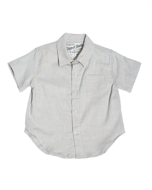 Made in Canada, Kids short sleeve shirt from 18 Waits — a Sustainable Men's clothing brand offering Vintage Inspired menswear and Rock and Roll Fashion. A refined Imogene and Willie alternative for those who value quality and character.