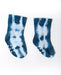 cotton indigo tie dye socks