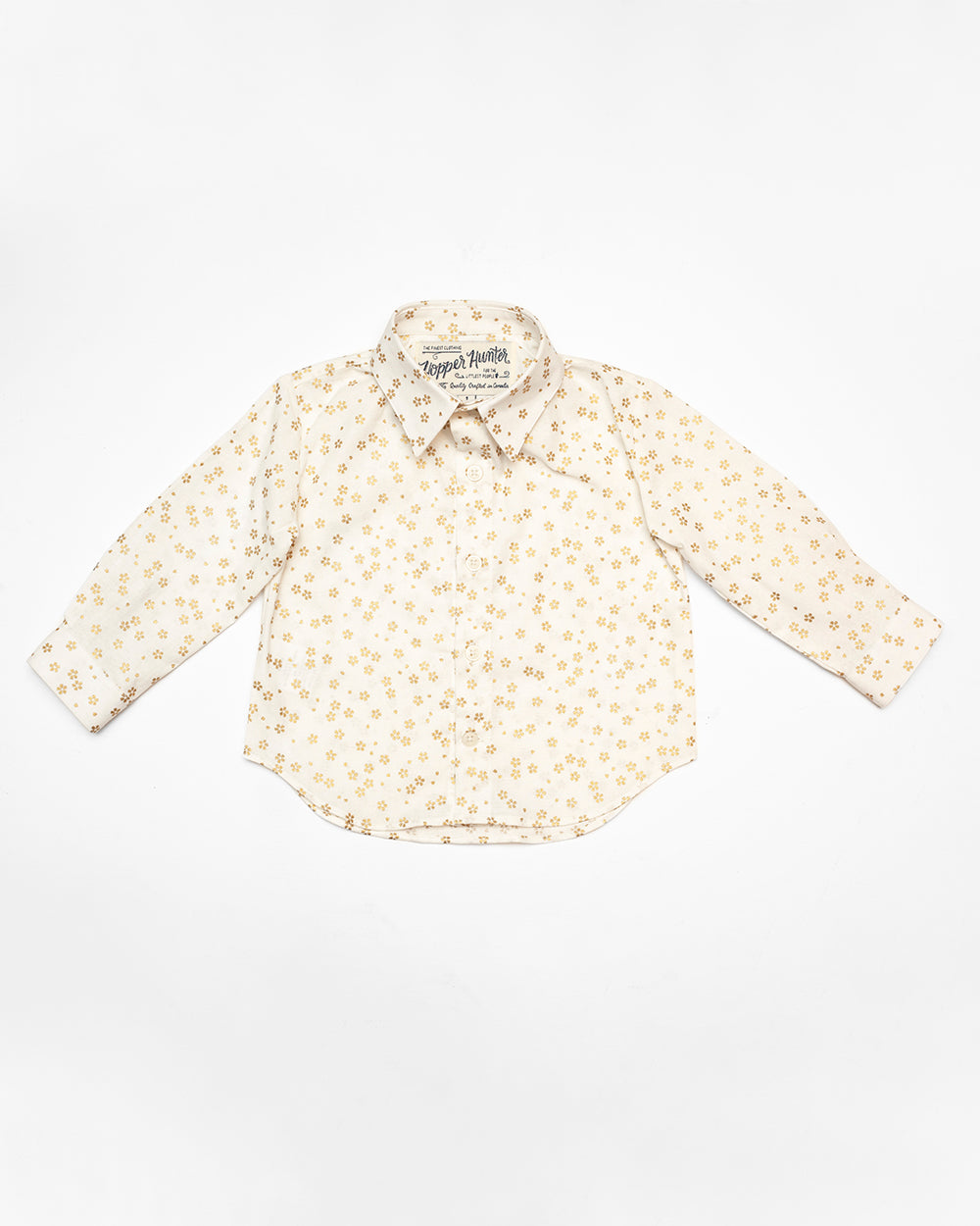 Made in Canada, Kids long sleeve button up shirt from 18 Waits — a Sustainable Men's clothing brand offering Vintage Inspired menswear and Rock and Roll Fashion. A refined Imogene and Willie alternative for those who value quality and character.