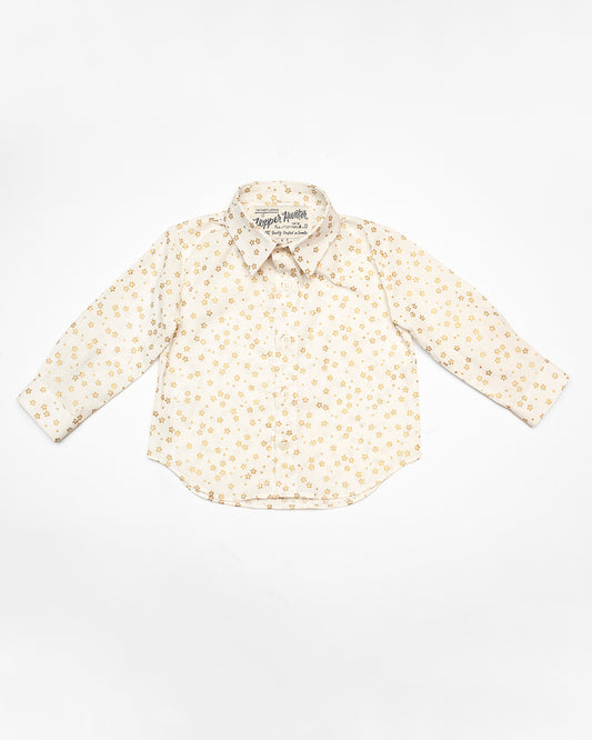 Made in Canada, Kids long sleeve button up shirt from 18 Waits — a Sustainable Men's clothing brand offering Vintage Inspired menswear and Rock and Roll Fashion. A refined Imogene and Willie alternative for those who value quality and character.