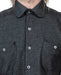 Black Button Up Shirt | 18 Waits | Collar