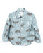 Kids Pattern Button Up Shirt | Hopper Hunter | Front
