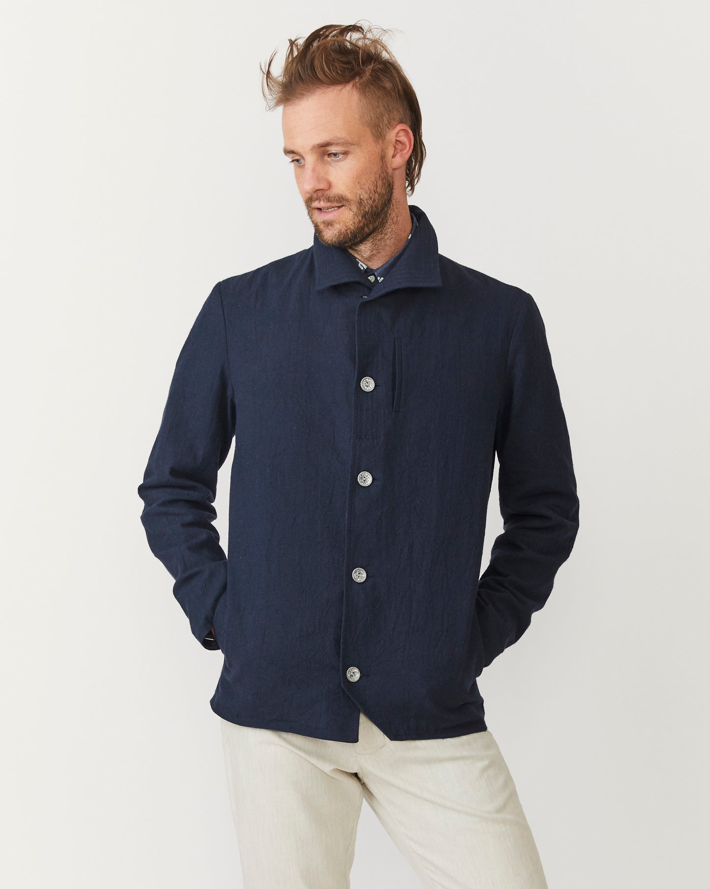 Baumer Jacket | Crushed Navy