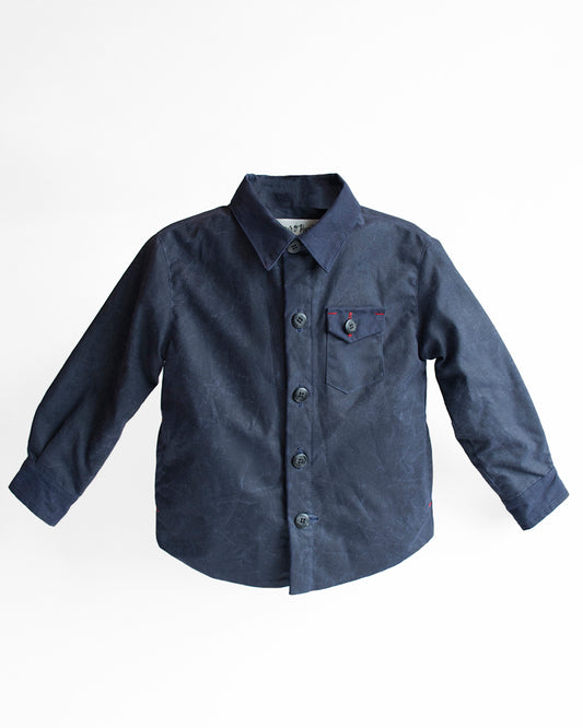 Kids Navy Jacket | Hopper Hunter | Front