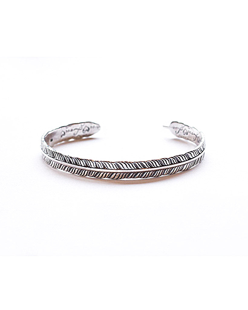 The Cuff Series | Thin Feather Bracelet