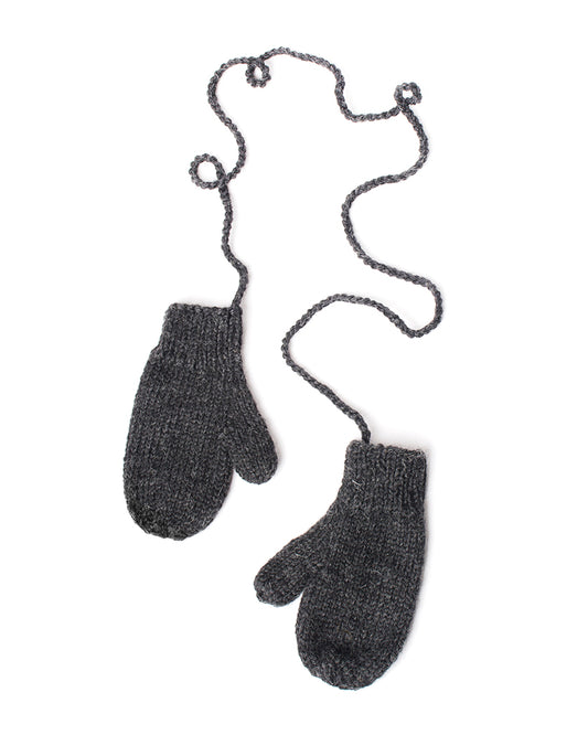 Kids Grey Mittens | Hopper Hunter