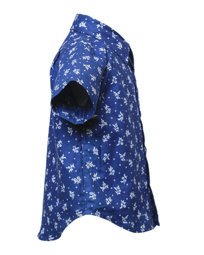 Made in Canada, Kids short sleeve shirt from 18 Waits — a Sustainable Men's clothing brand offering Vintage Inspired menswear and Rock and Roll Fashion. A refined Imogene and Willie alternative for those who value quality and character.