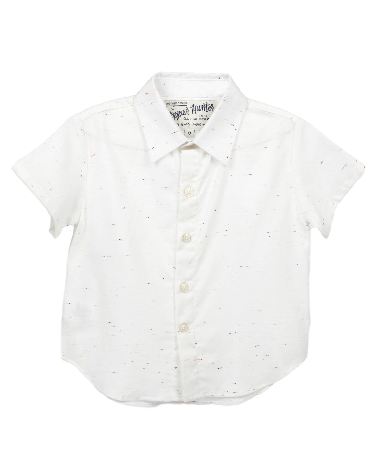 Made in Canada, Kids short sleeve shirt from 18 Waits — a Sustainable Men's clothing brand offering Vintage Inspired menswear and Rock and Roll Fashion. A refined Imogene and Willie alternative for those who value quality and character.