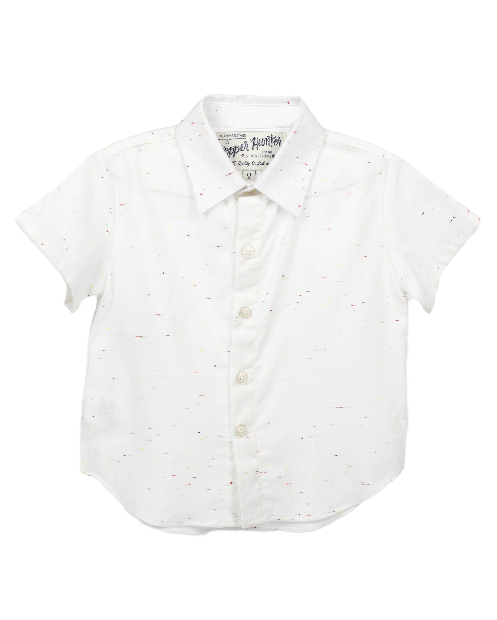 Made in Canada, Kids short sleeve shirt from 18 Waits — a Sustainable Men's clothing brand offering Vintage Inspired menswear and Rock and Roll Fashion. A refined Imogene and Willie alternative for those who value quality and character.