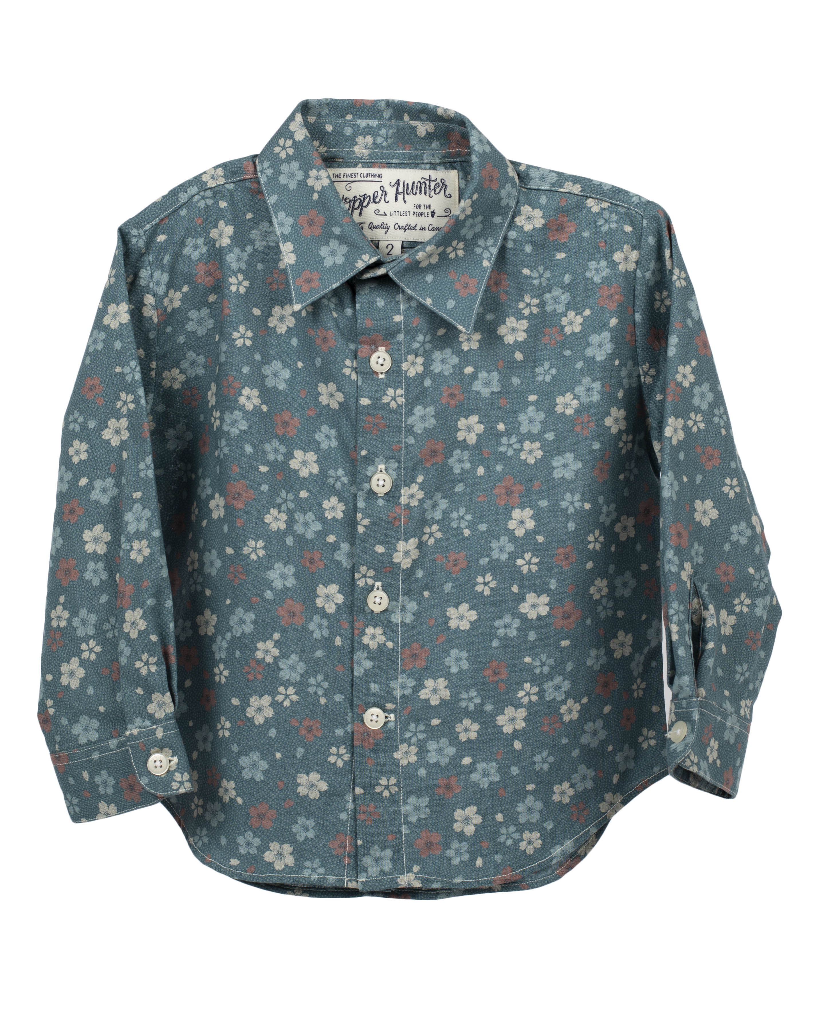 Long Sleeve Shirt | Blue Wildflowers